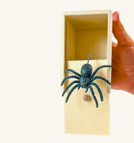 pipers rainbow slime co slime rainbow spider in a box